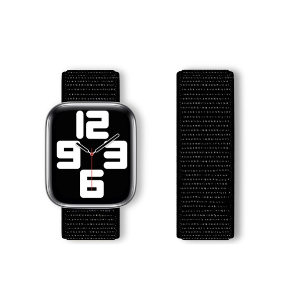 Sports Loop Apple Watch Strap - Black - Picture 1 of 2